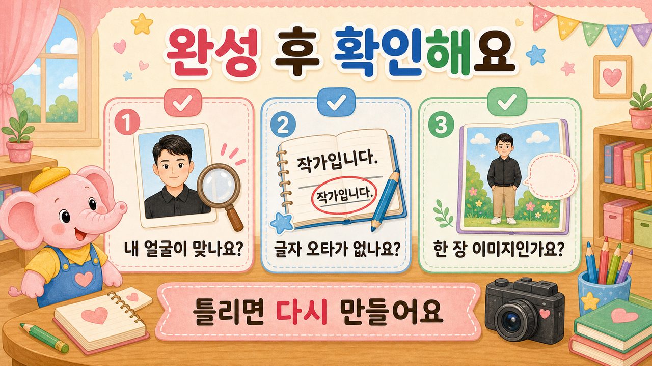 작가의 말과 프로필 만들기, 슬라이드 20/21
