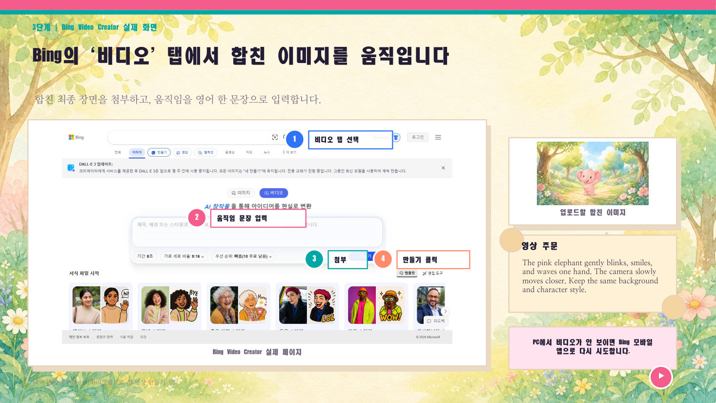 영상 수업 · 이미지 2장으로 AI 영상 만들기, 슬라이드 5/12